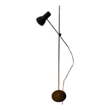 Lampadaire marron réglable du milieu du siècle