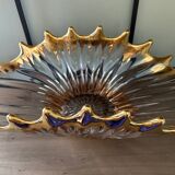 Vintage crystal fruit basket