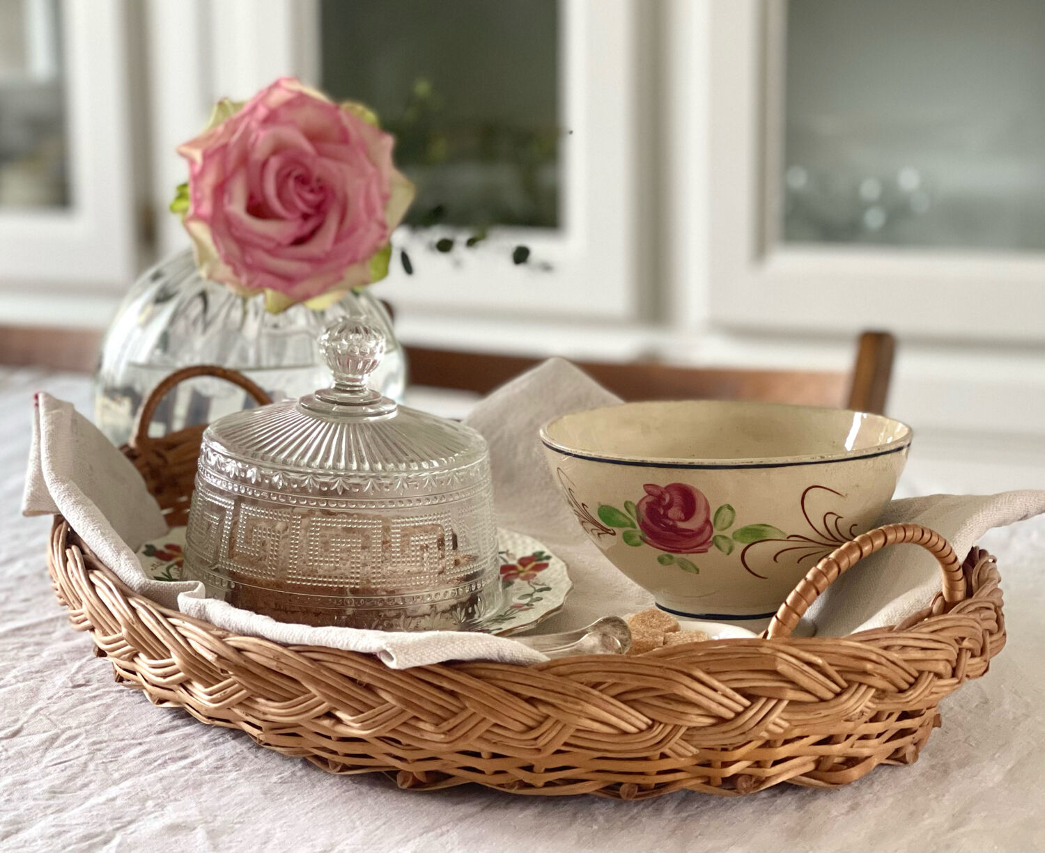 Art deco crystal bell