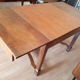 Table en cerisier solide extensible 1920 Italie méridionale