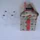 4 wine glasses stamped Crystal de Sèvres model Savannah H 16 cm