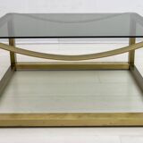 Luciano Frigerio Mid-Century Modern Italian Design Brass Coffee Table, 1970