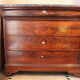 Commode Louis Philippe, XIX°,en acajou, marbre Sainte-Anne