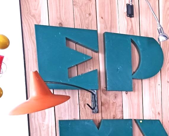 Articulated wall lamp year 50s