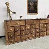 Old trade furniture with oak drawers XL format