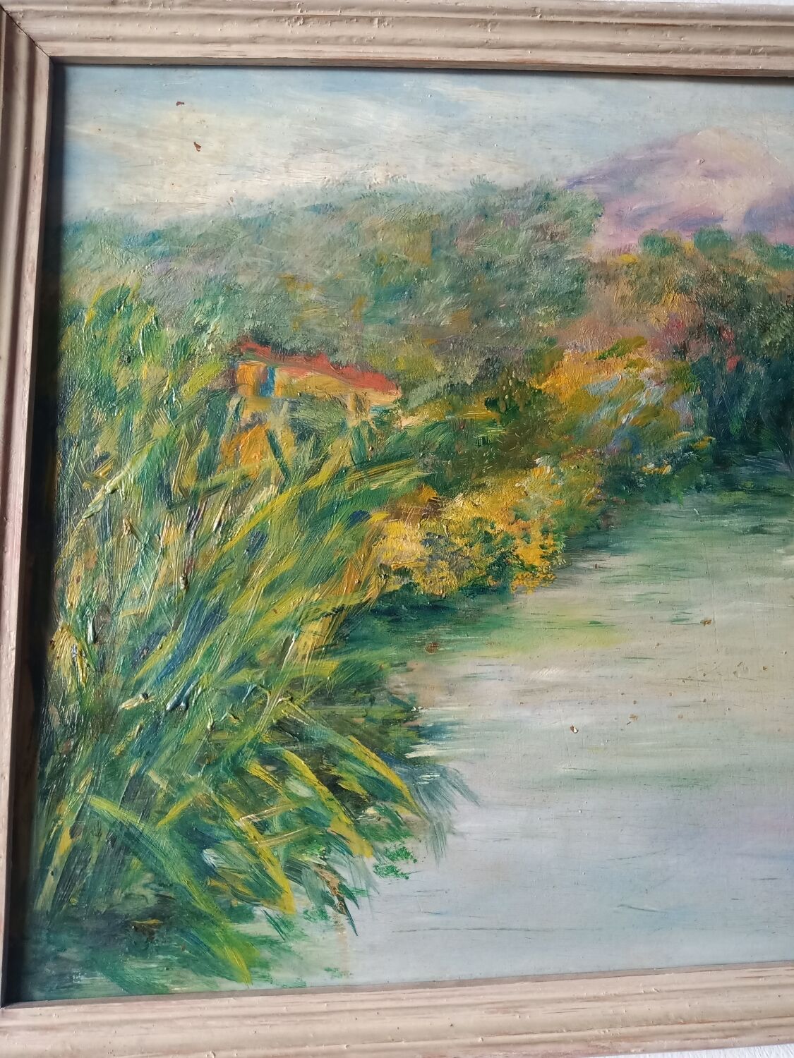 Signed nature painting