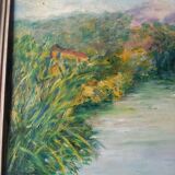 Signed nature painting
