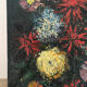 Flowers, knife oil, signed Roger Remy 1960