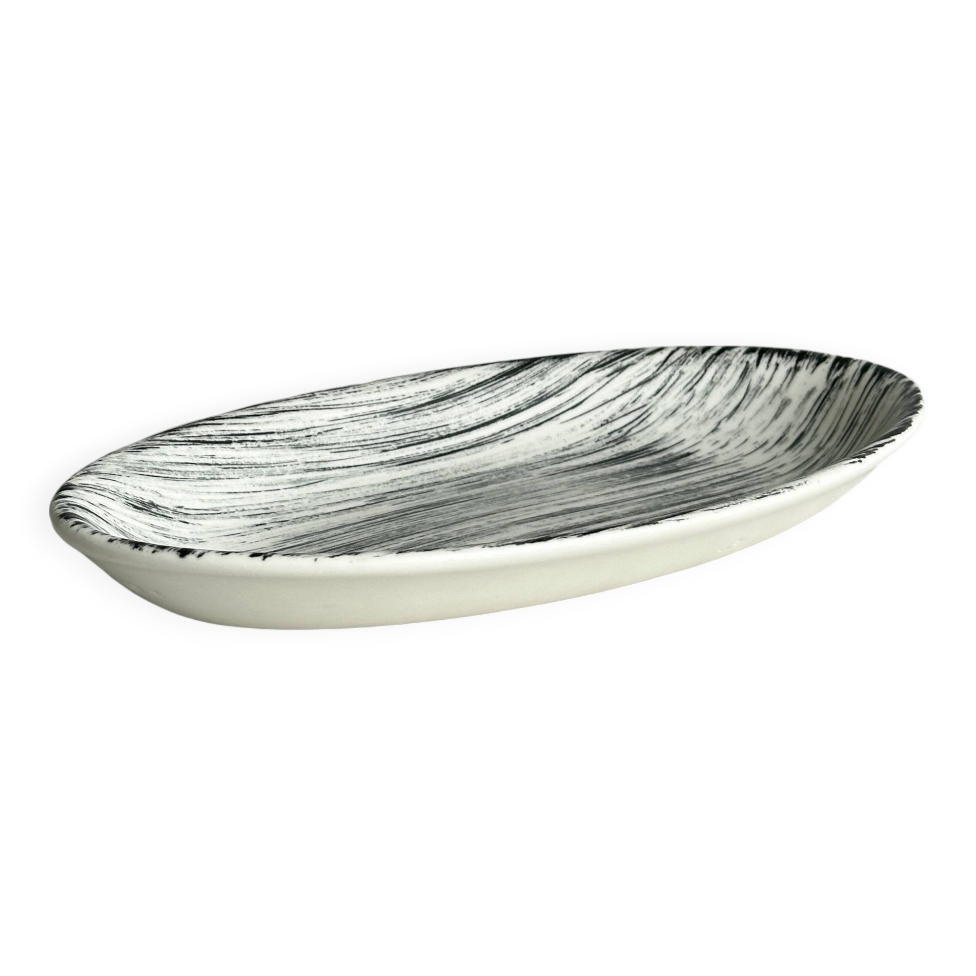 Black and white designer pocket emptier