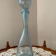 Carafe bleue verre soufflé Biot