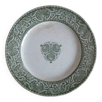 Assiette service henri ii - creil et montereau