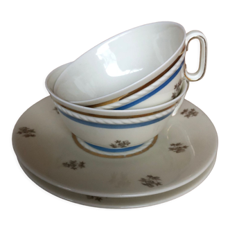 Tasses et soucoupes Epiag Czechoslovakia