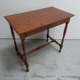Antique mahogany sidetable with drawer