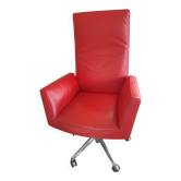 Poltrona Frau Chancellor President red office chair with wheels