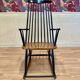 Fauteuil rocking chair design scandinave 1950 "Ilmari Tapiovaara".