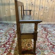 Banc ancien en bois – Travail rustique – XIXe / début XXe siècle