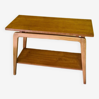 Teak Veneered Vintage Side Table, from the 1960s.