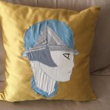Gold Art Deco cushion