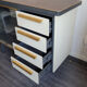 Steel sideboard in a Strafor row around 1960