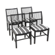Set de 4 chaises en hêtre, Suède, 1960