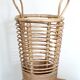 Bamboo and rattan umbrella stand, 1950s