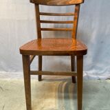 Set of 6 wooden bar chairs