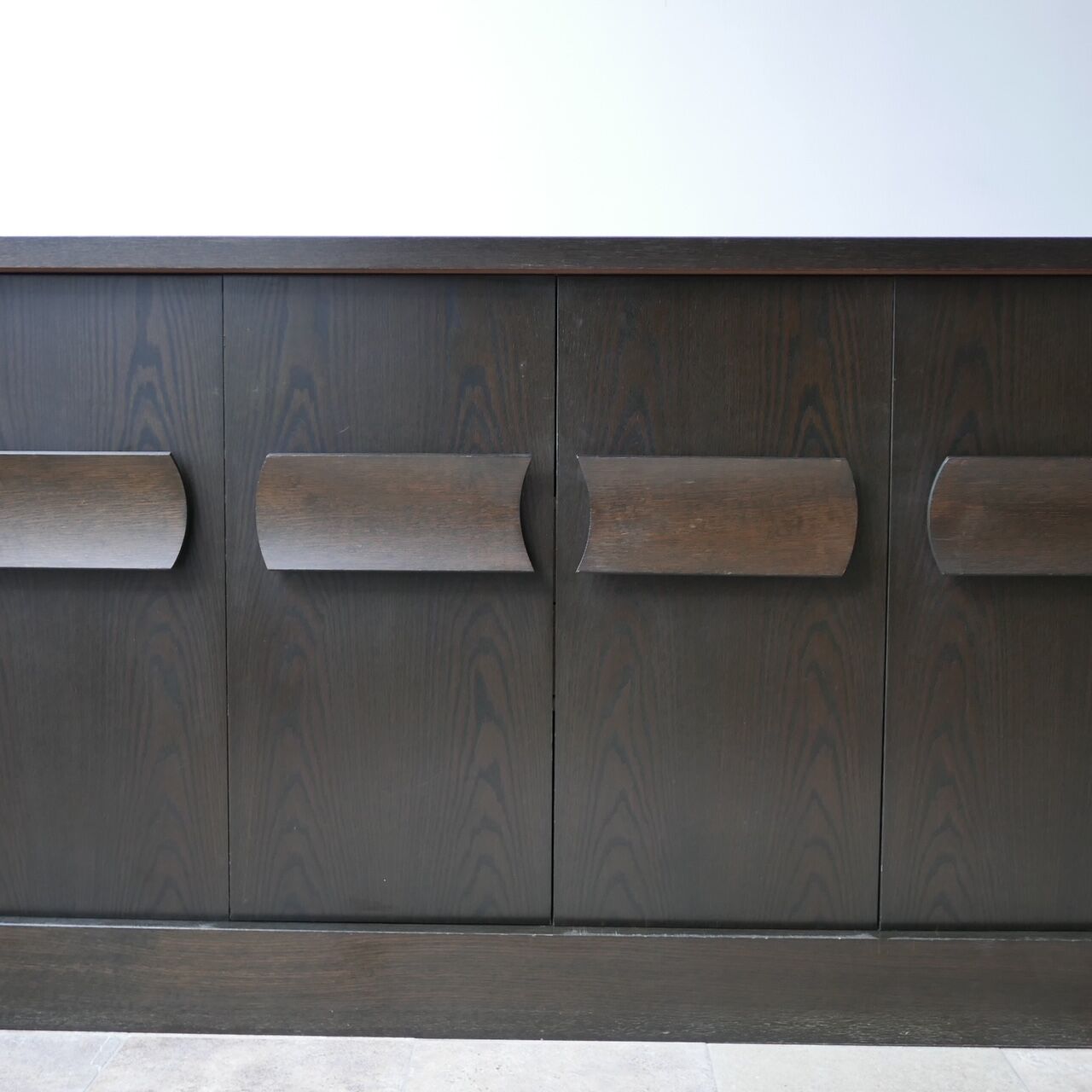 Brutalist mid-century belgium credenza