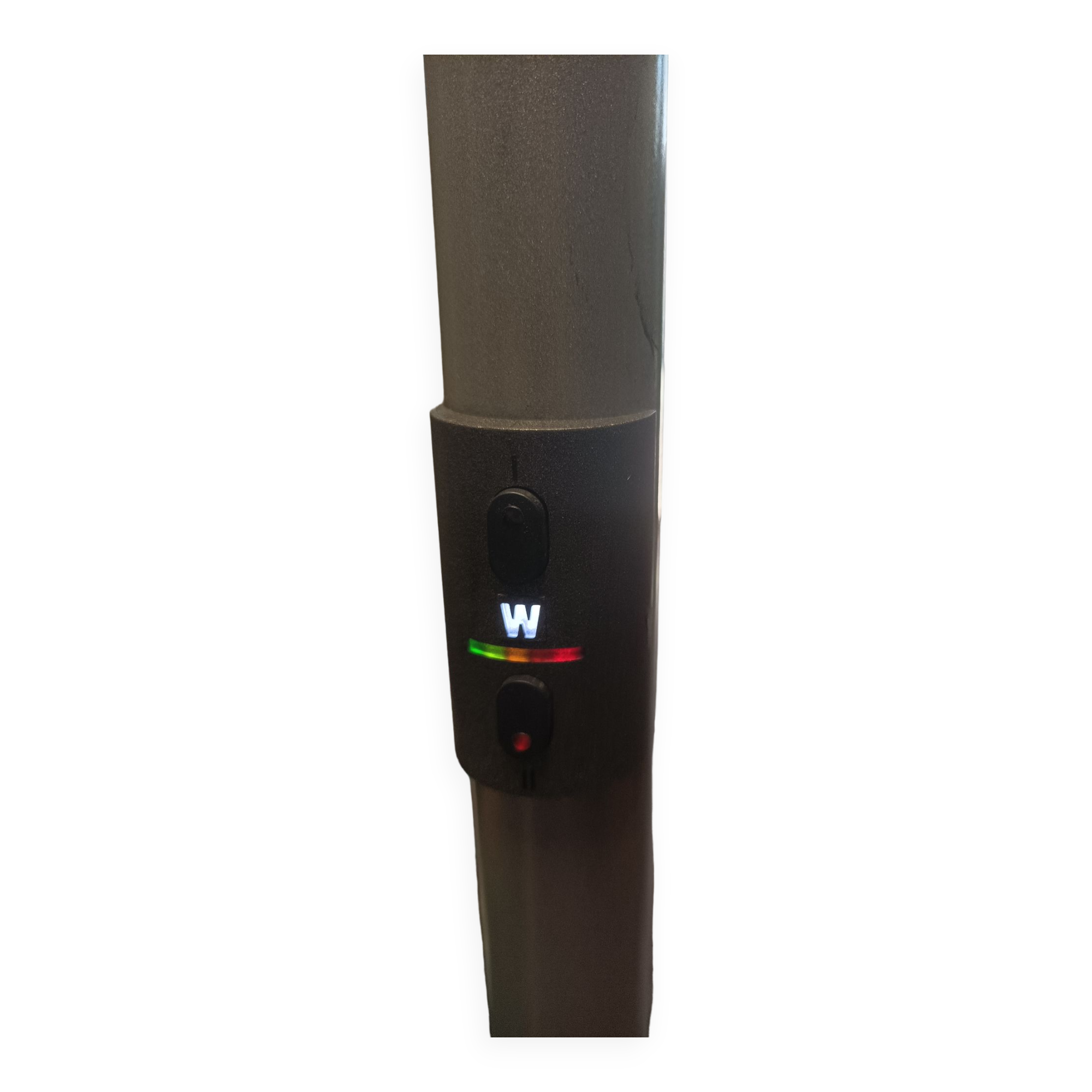 Vintage floor lamp grey metal