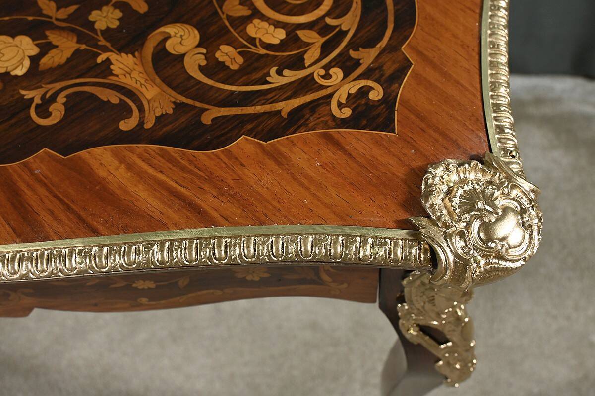 Rosewood Table with Marquetry, Napoléon III period