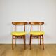 Hałas vintage chair yellow vintage - set of 4