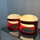 Lampe de table vintage KD28 Joe Colombo ensemble de deux