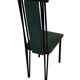 Vintage dining chairs modern design 80's set of four