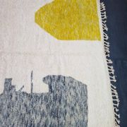 Large handmade traditional Berber rug 3/4 m