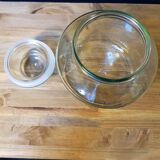 Glass candy dish