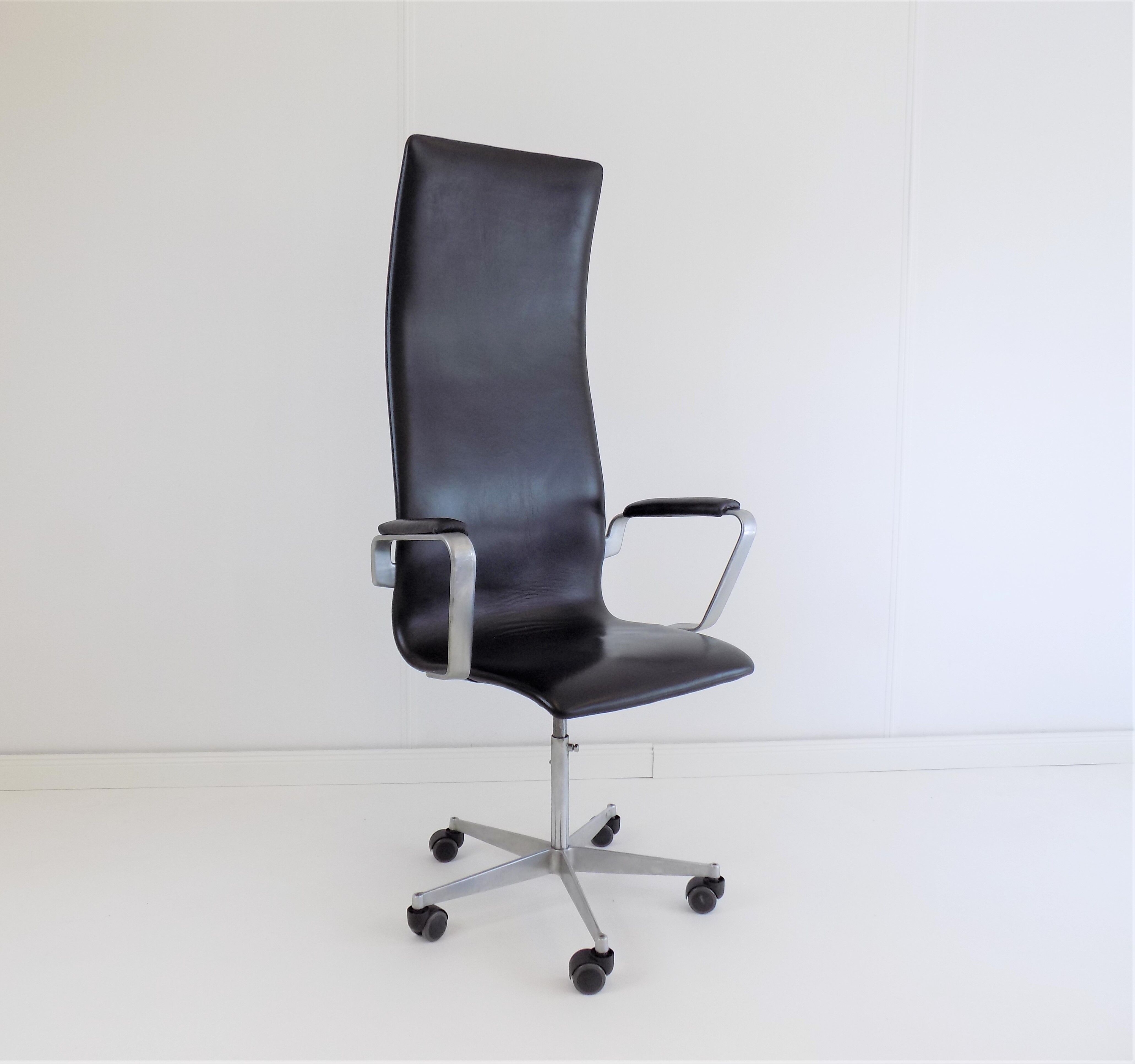 Chaise de bureau Oxford par Arne Jacobsen, Fritz Hansen