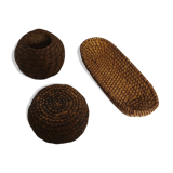 Lot de 3 anciennes "bourgnes"