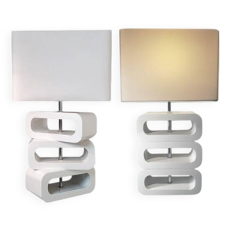 Pair of Vintage Table Lamps • Jan des Bouvrie • 1990