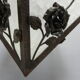 Art deco hanging lamp with 4 cloudy glass plates