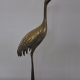 Vintage bronze statue wader