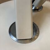 Vintage glass and chrome coffee table