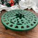 Cast iron trivet with warming system