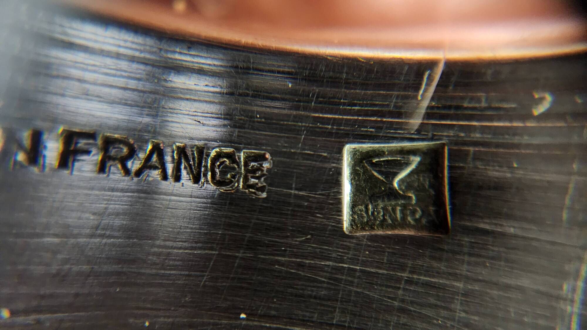 silver metal basin