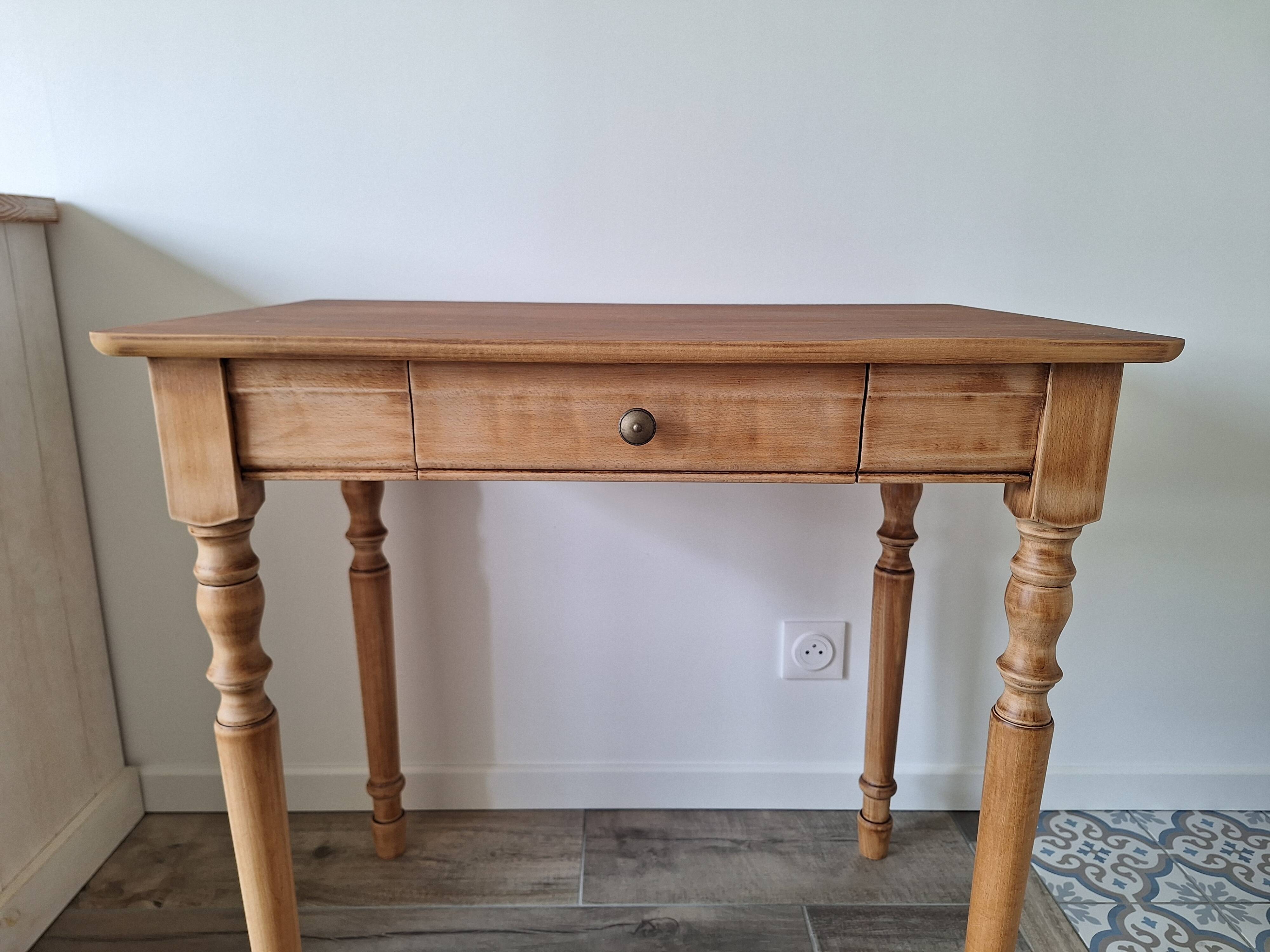 Vintage Country Farmhouse Desk / Console / Side Table