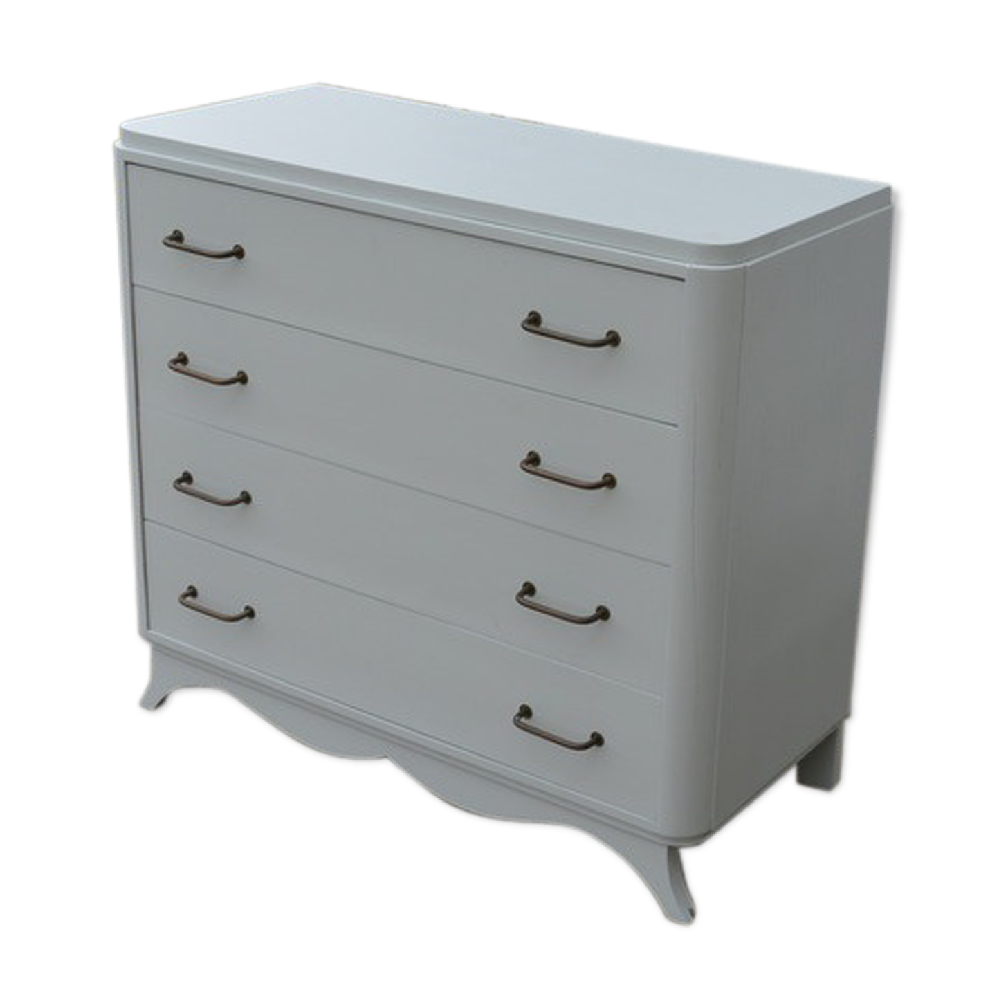 Painted art deco dresser