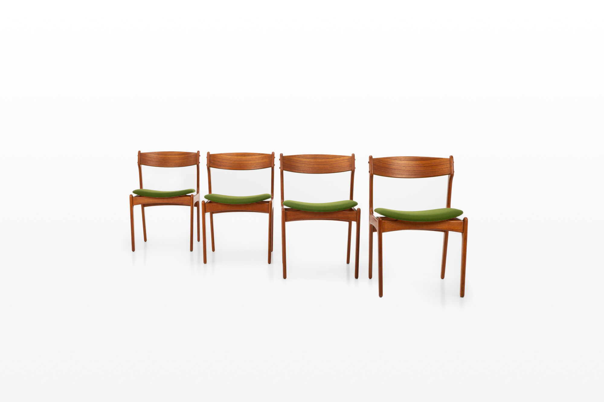 Vintage Dining Chairs by Erik Buch for O.D. Møbler