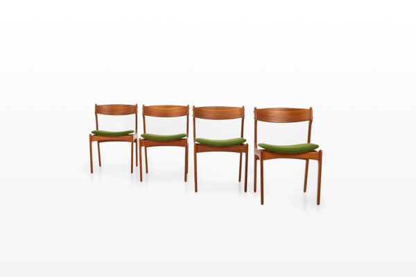 Chaises de salle à manger vintage par Erik Buch pour O.D. Mobilier