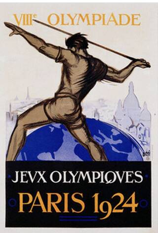 Original Poster for the 1924 Paris Olympic Games