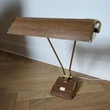 Lampe Jumo art déco, streamline, modèle bois et or