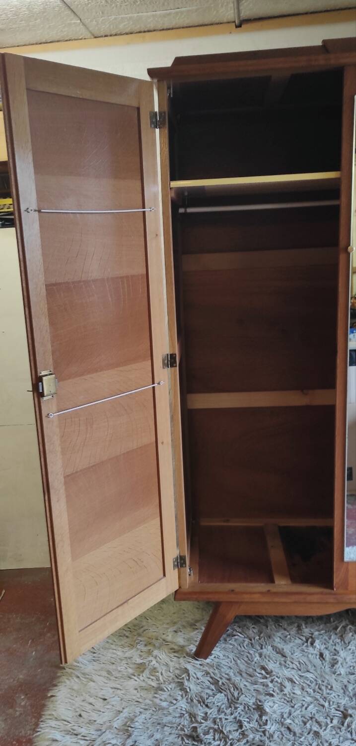 Armoire vintage pieds compas - années 50/60