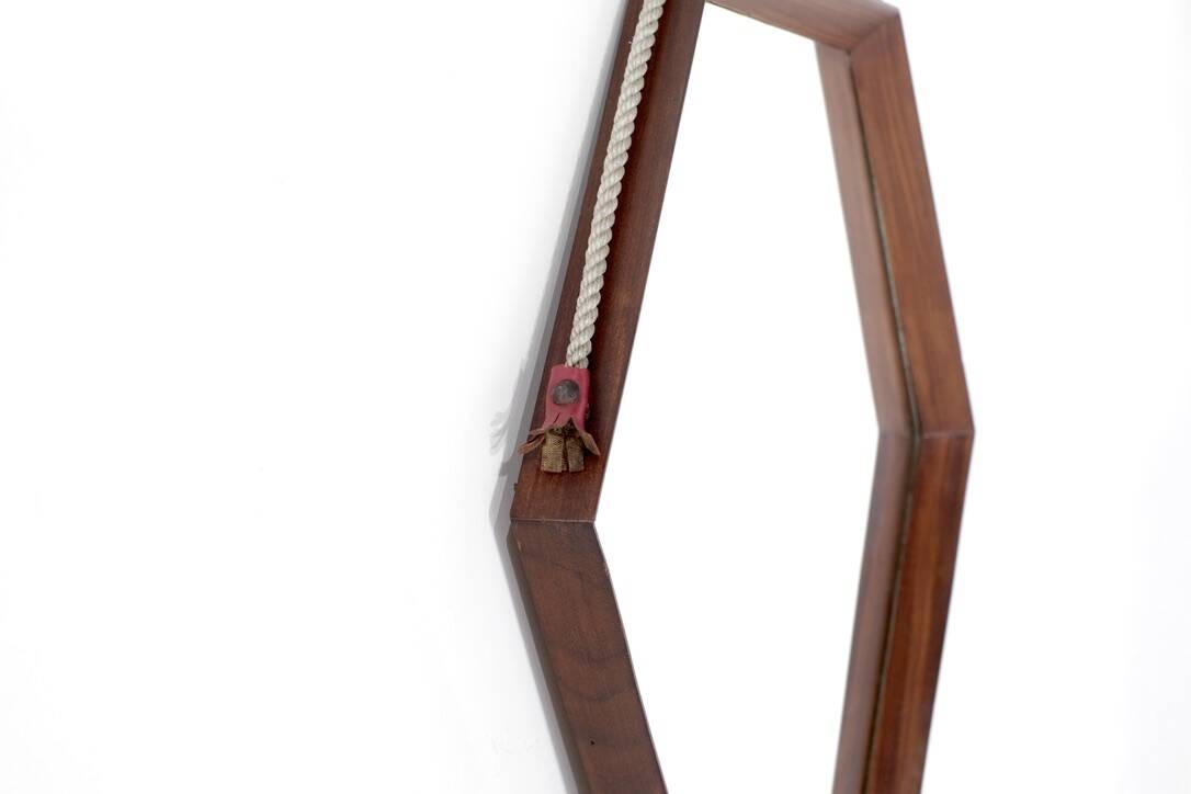 Miroir en bois, Italie années 1960